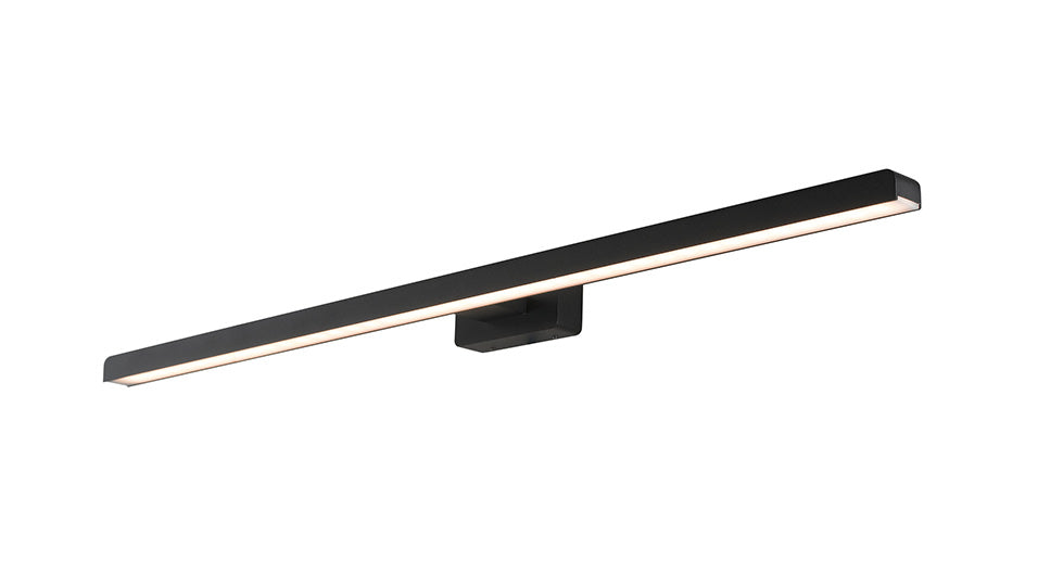 Applique da specchio led integrato in alluminio bianco, nero, cromo e oro spazzolato 13W 1000lm 4000°k collezione LANCER Applique da specchio led integrato in alluminio bianco, nero, cromo e oro spazzolato 13W 1000lm 4000°k collezione LANCER